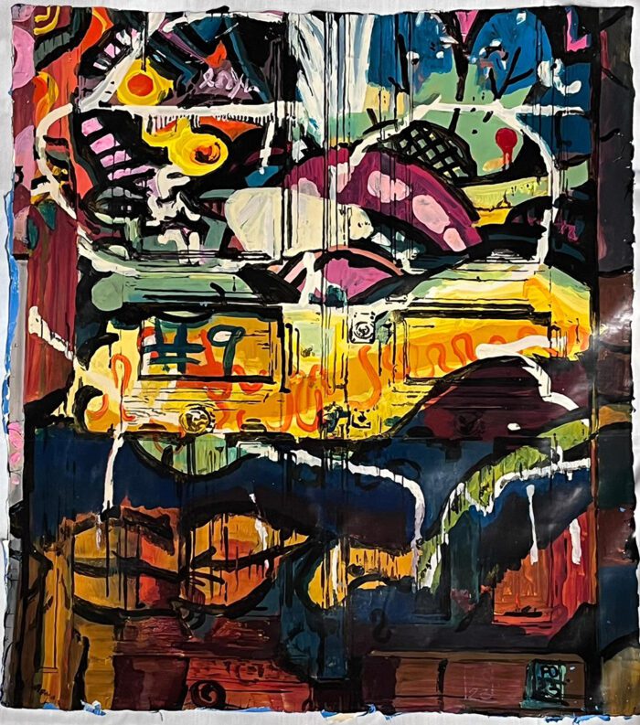 Piel 1 de Pablo Ochoa de Olza. Exposición Graffiti.