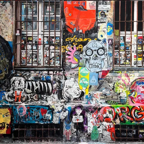 Cristal 6 de Pablo Ochoa de Olza. Exposición Graffiti.