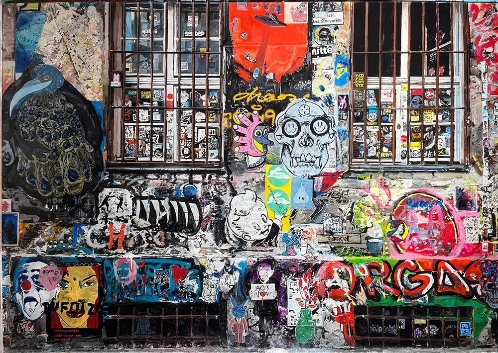 Cristal 6 de Pablo Ochoa de Olza. Exposición Graffiti.