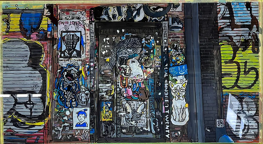 Cristal 7 de Pablo Ochoa de Olza. Exposición Graffiti.