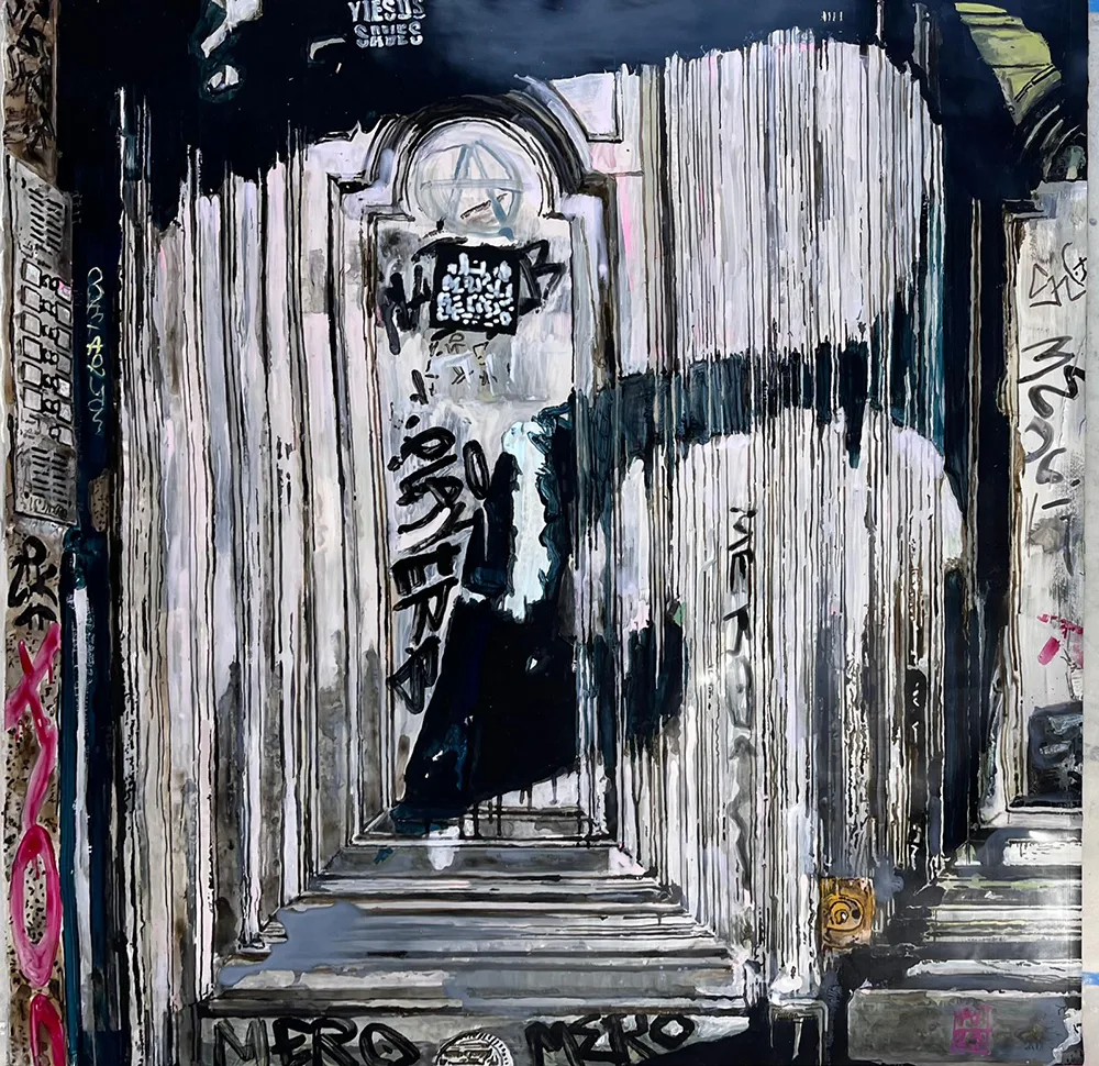 Piel 4 de Pablo Ochoa de Olza. Exposición Graffiti.