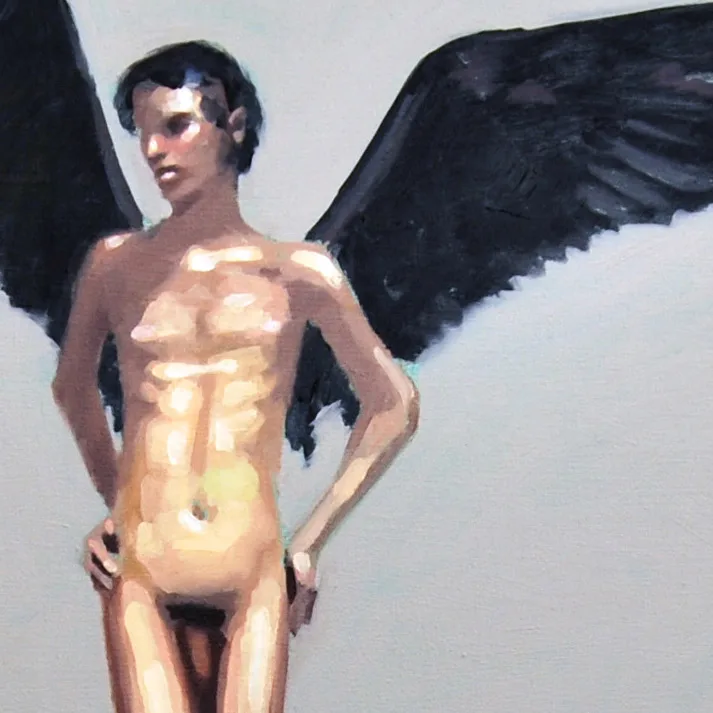 Detalle de "Fallen angel" de David Anocibar