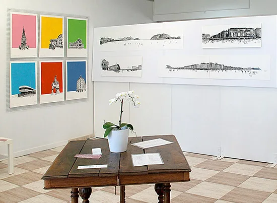 Interior de la Sala de exposiciones ArteA2